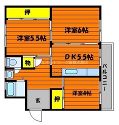 グランベルグ倉敷の物件間取画像